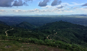 Blick von Golden Eye auf die Ebene von Kpalime
