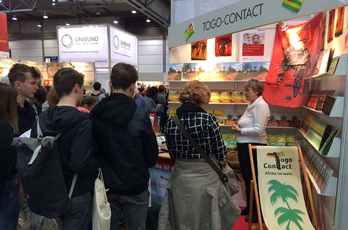 Großer Andrang an unserem Stand am ersten Tag auf der Leipziger Buchmesse.