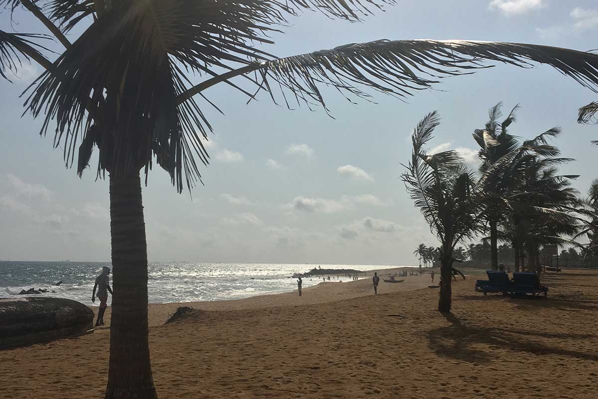 Am Strand in Togo