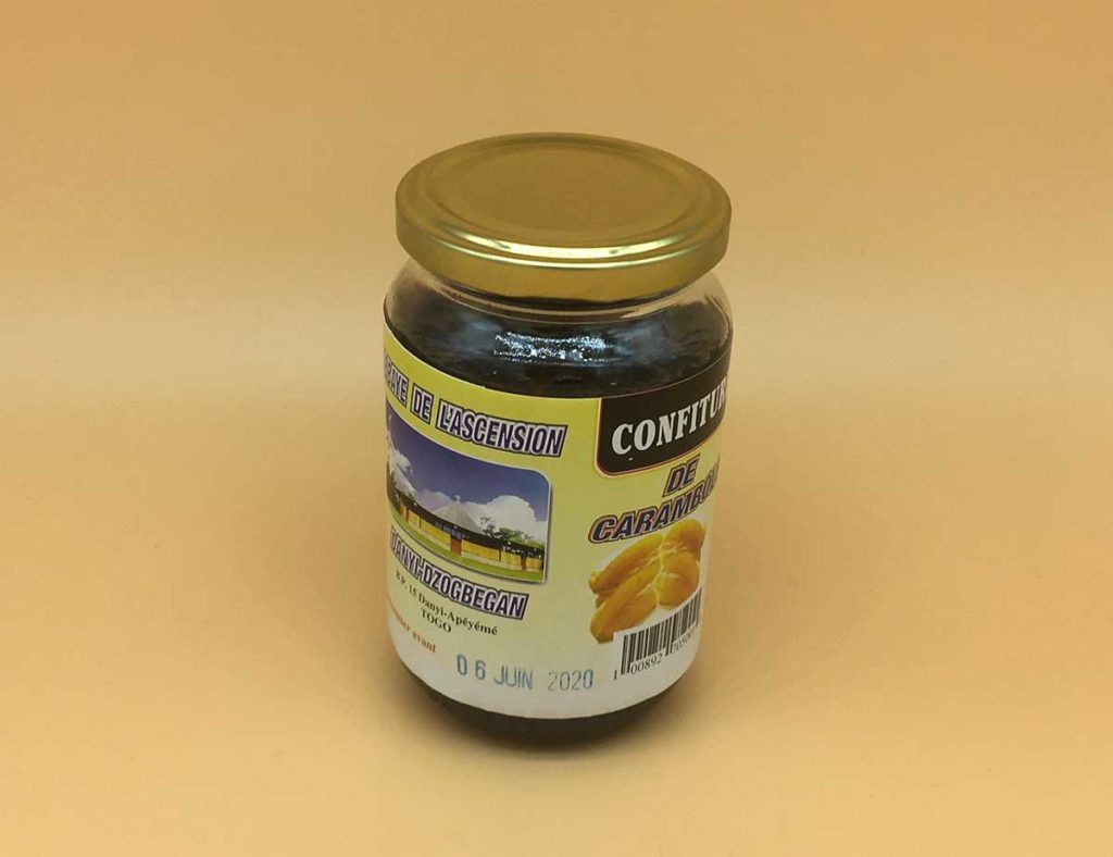Sternfrucht-Marmelade aus Togo in Afrika