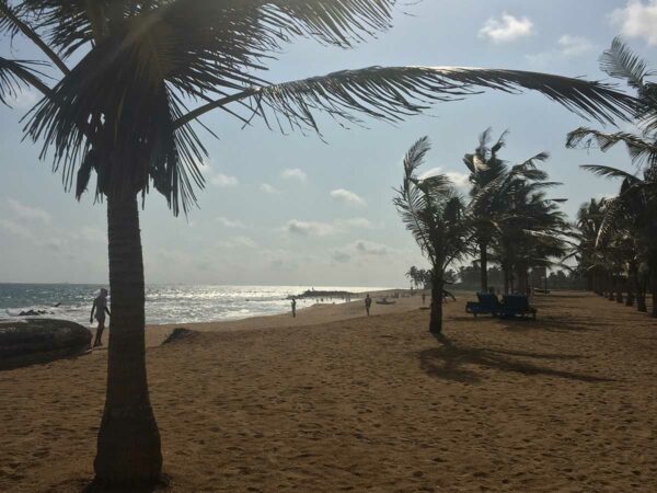 Am Strand bei Lomé